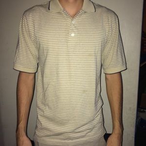 Puritan Men’s S (34/36) brownish Beige striped